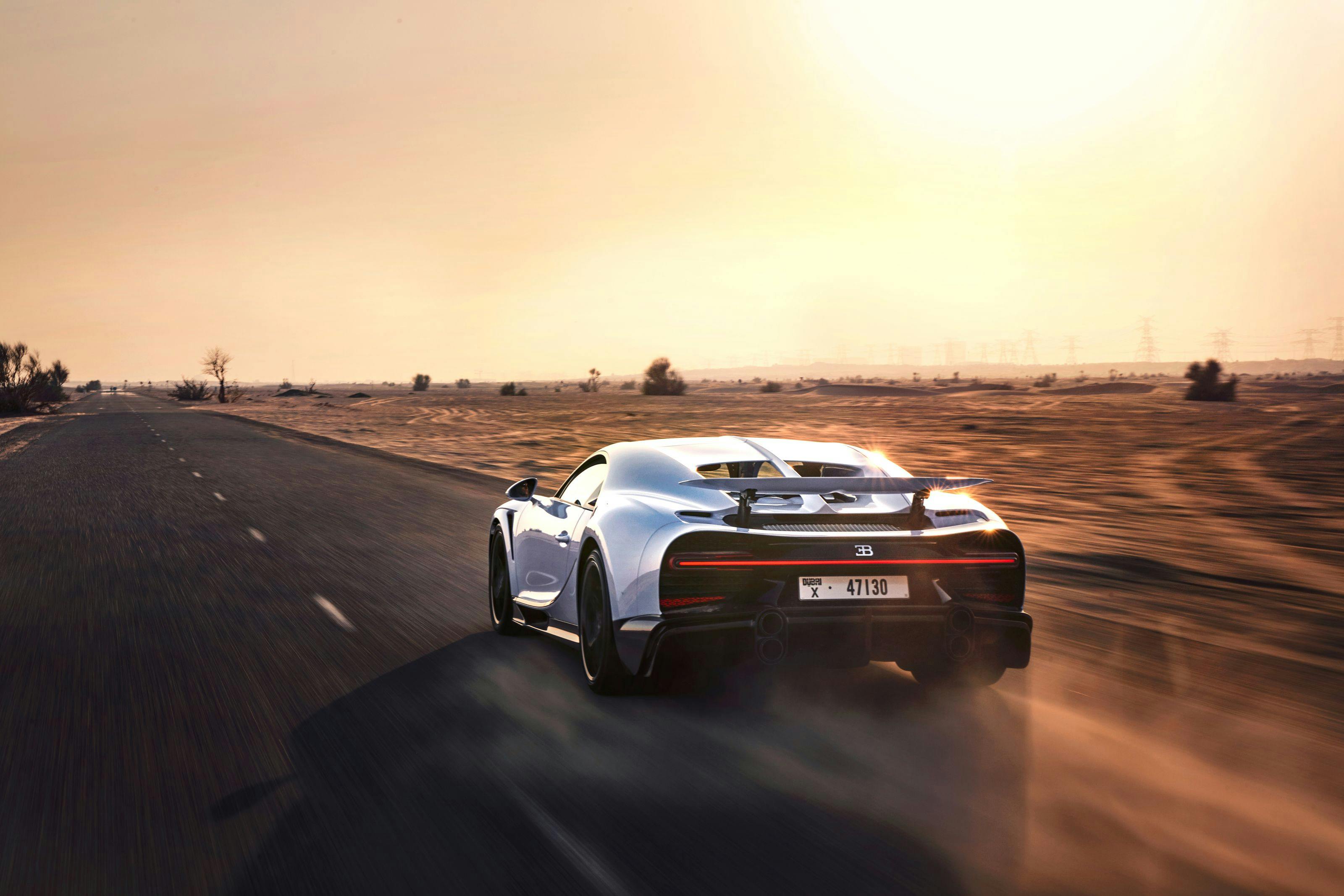 La Bugatti Chiron Super Sport fait sa première halte au Moyen-Orient