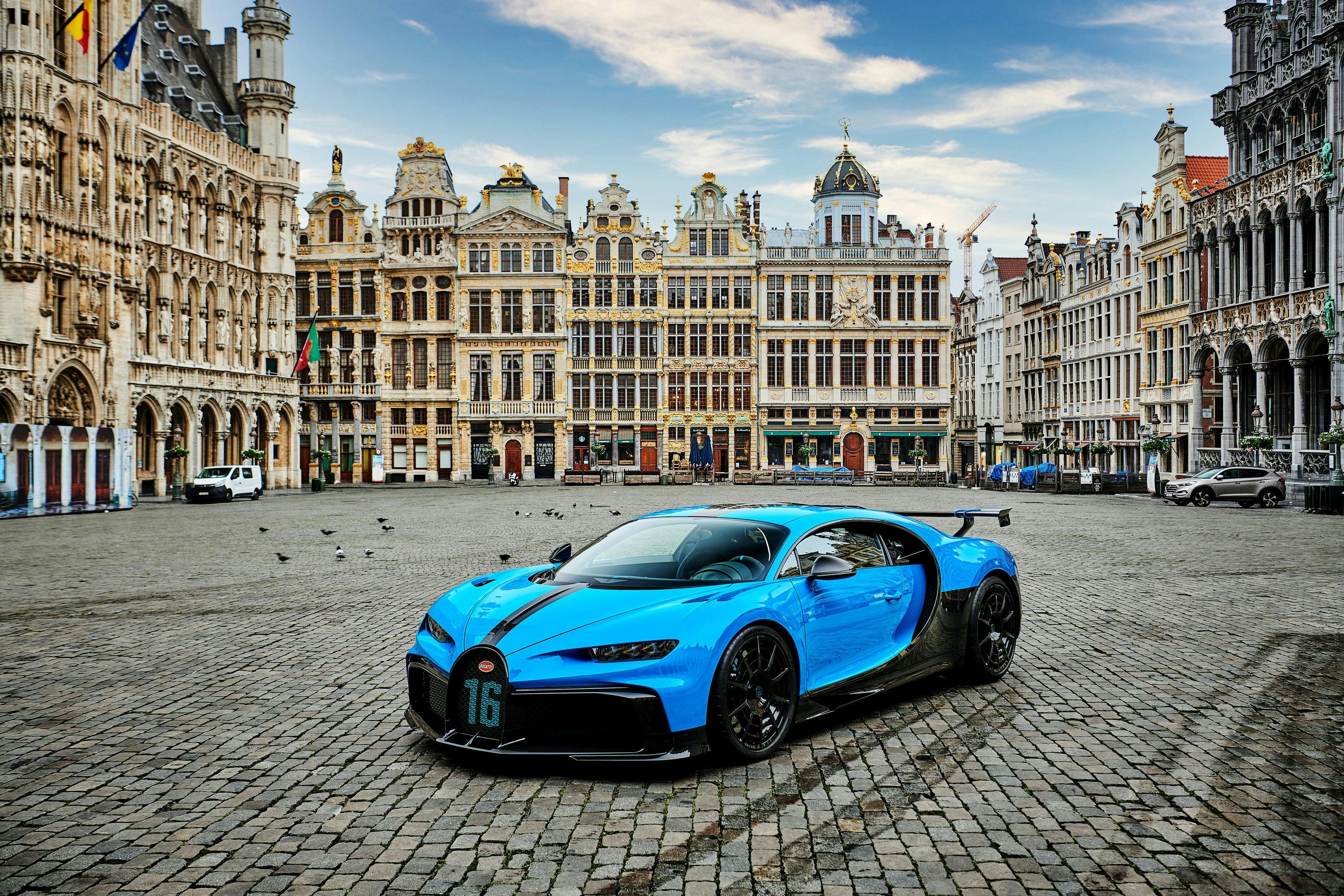 The Chiron Pur Sport in the European capital