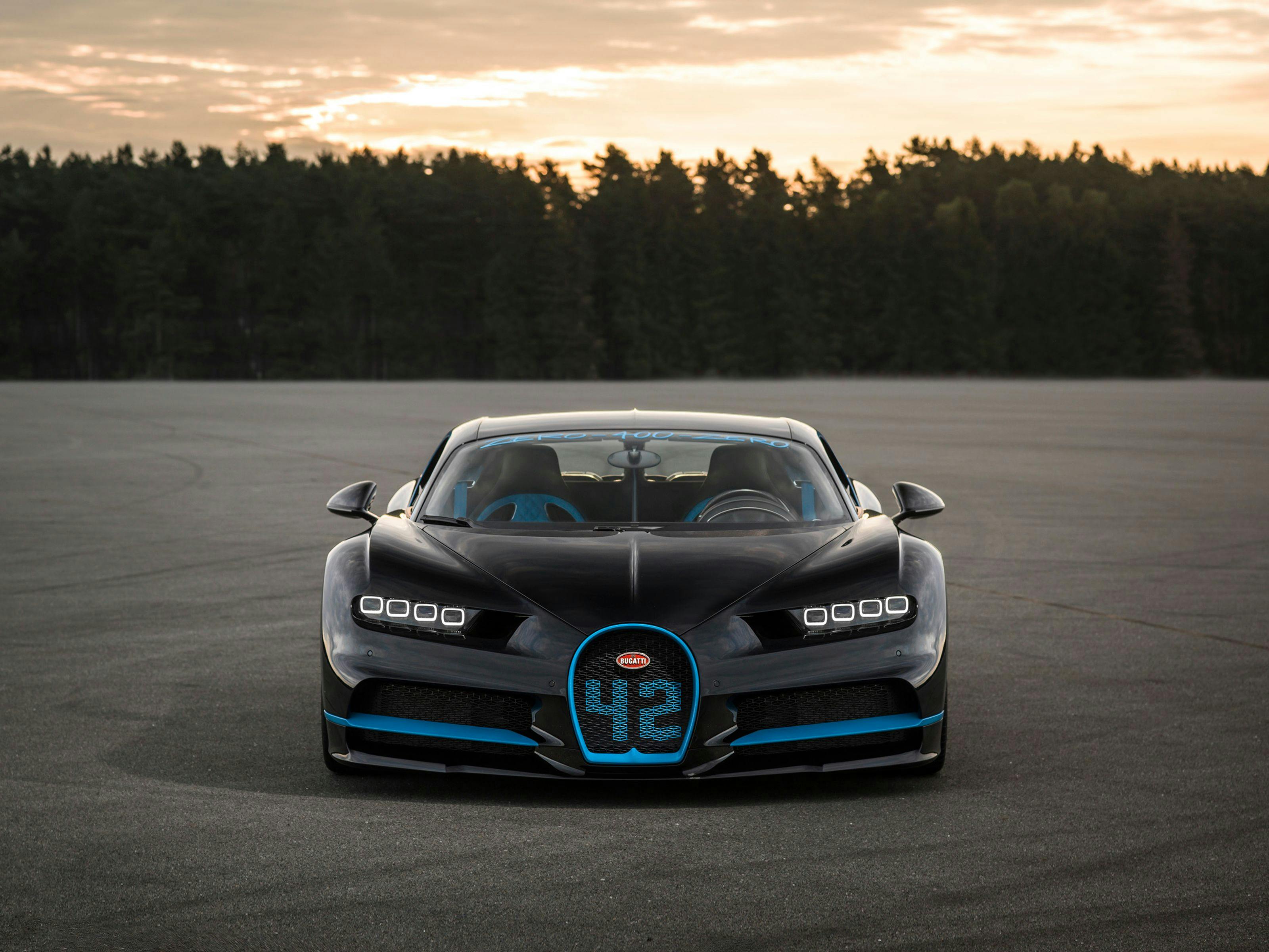 0-400-0 km/h in 42 Sekunden: Bugatti Chiron fährt Weltrekord