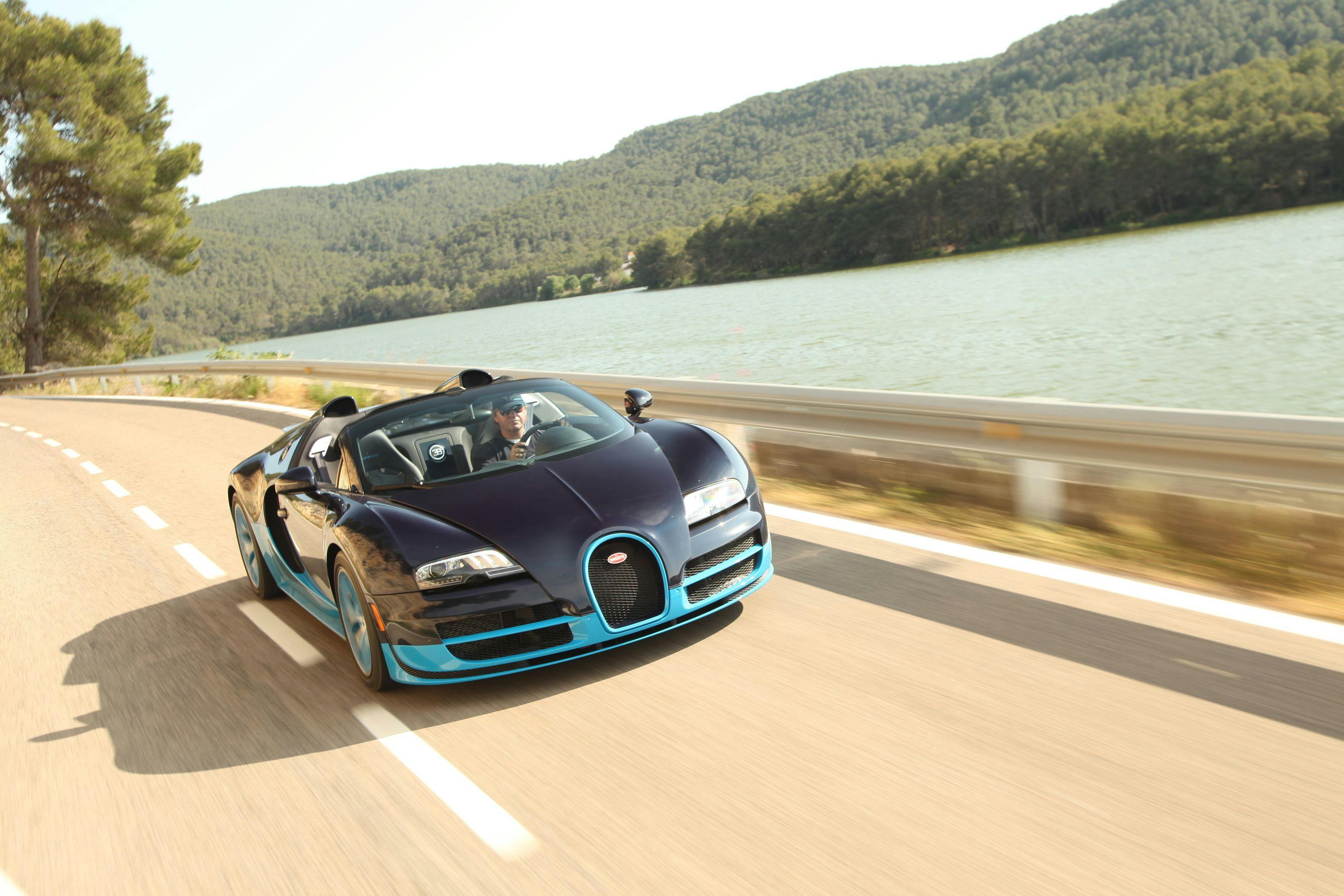European press drives of the Bugatti Veyron 16.4 Grand Sport Vitesse