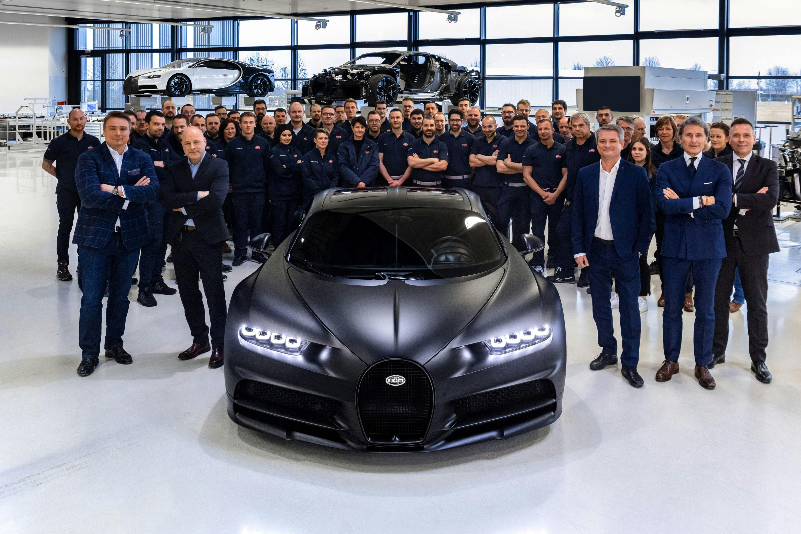 Die Produktion des Bugatti Chiron geht in die zweite Halbzeit