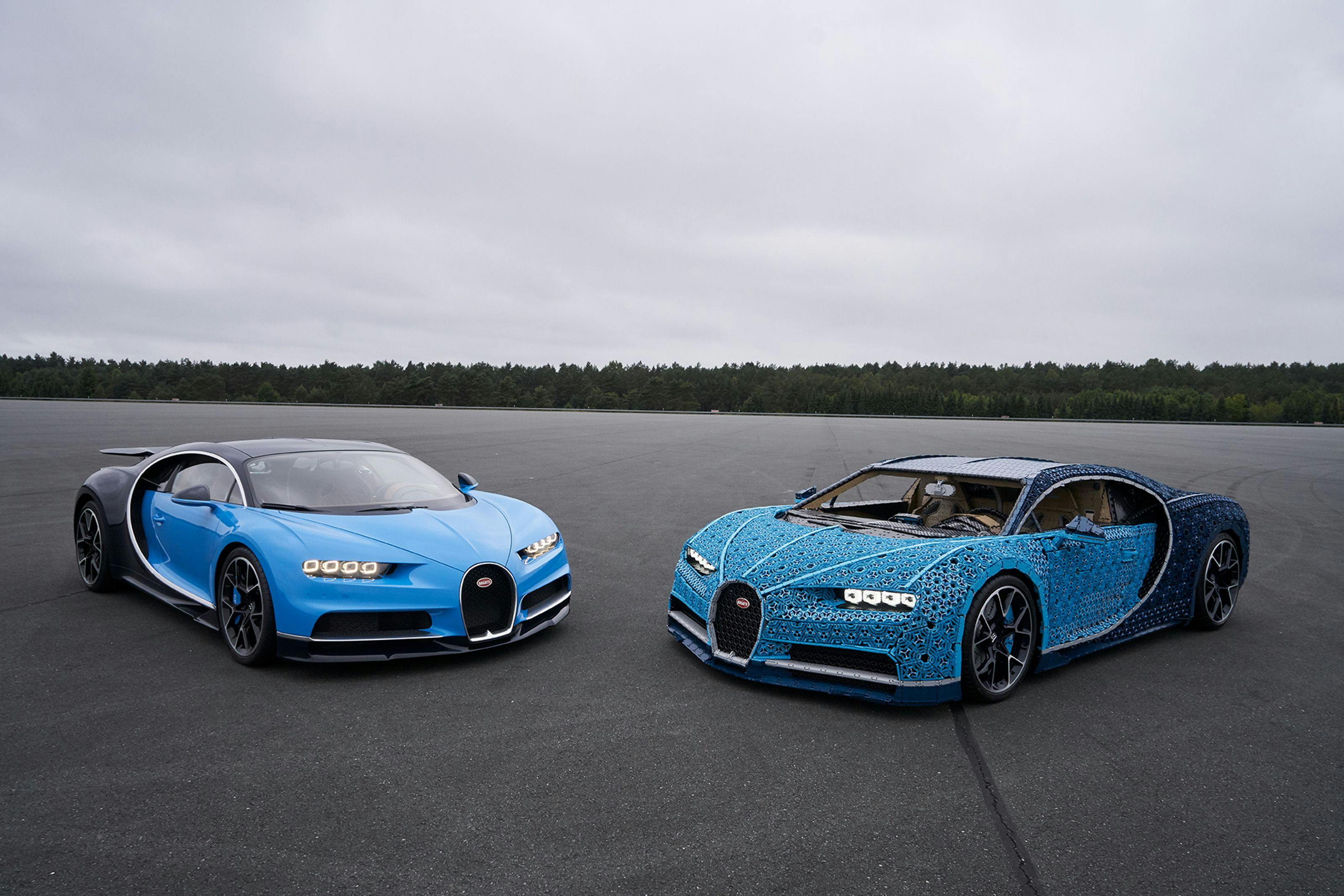First Ever Life-Size and Drivable LEGO® Technic Bugatti Chiron is a Pioneering Piece of Engineering and Design