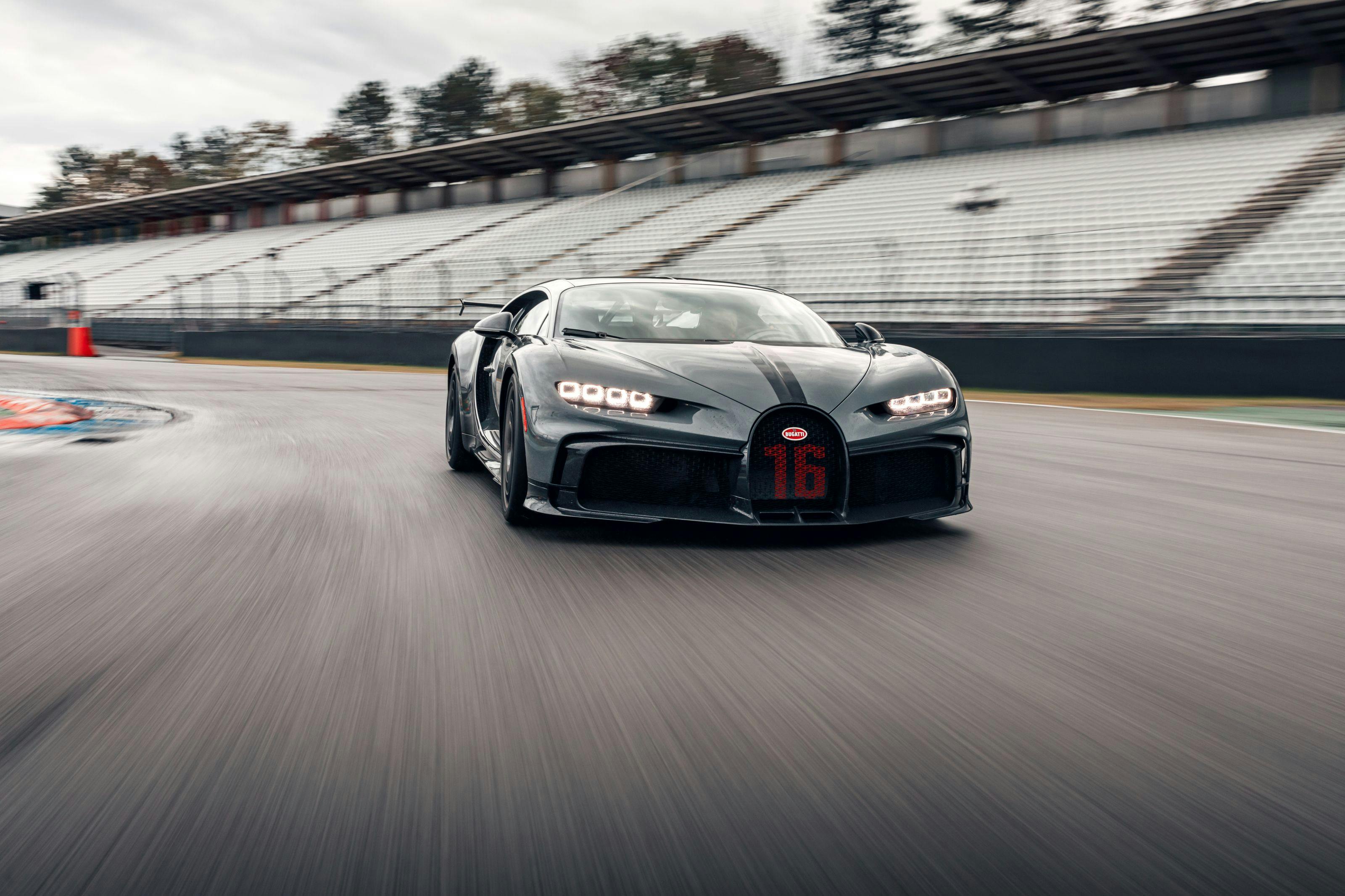 Bugatti Chiron Pur Sport – Test drives at the Hockenheimring