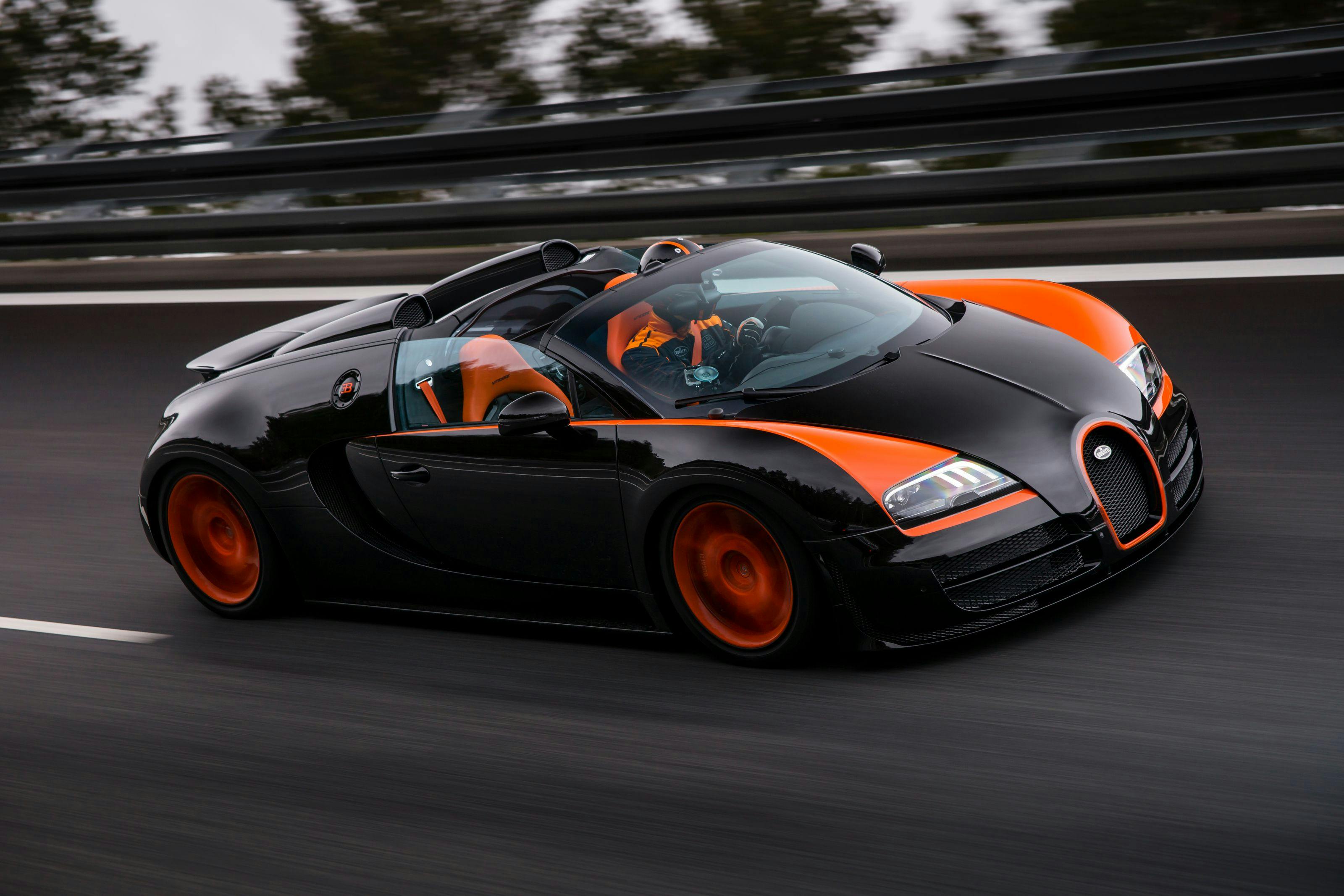 408.84 km/h: Bugatti Veyron 16.4 Grand Sport Vitesse sets world speed record for open-top production sports cars